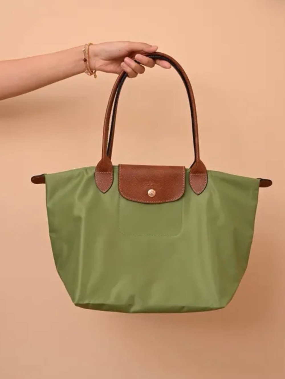 LONGCHAMP LE PLIAGE SMALL TOTE BRIGHT GREEN